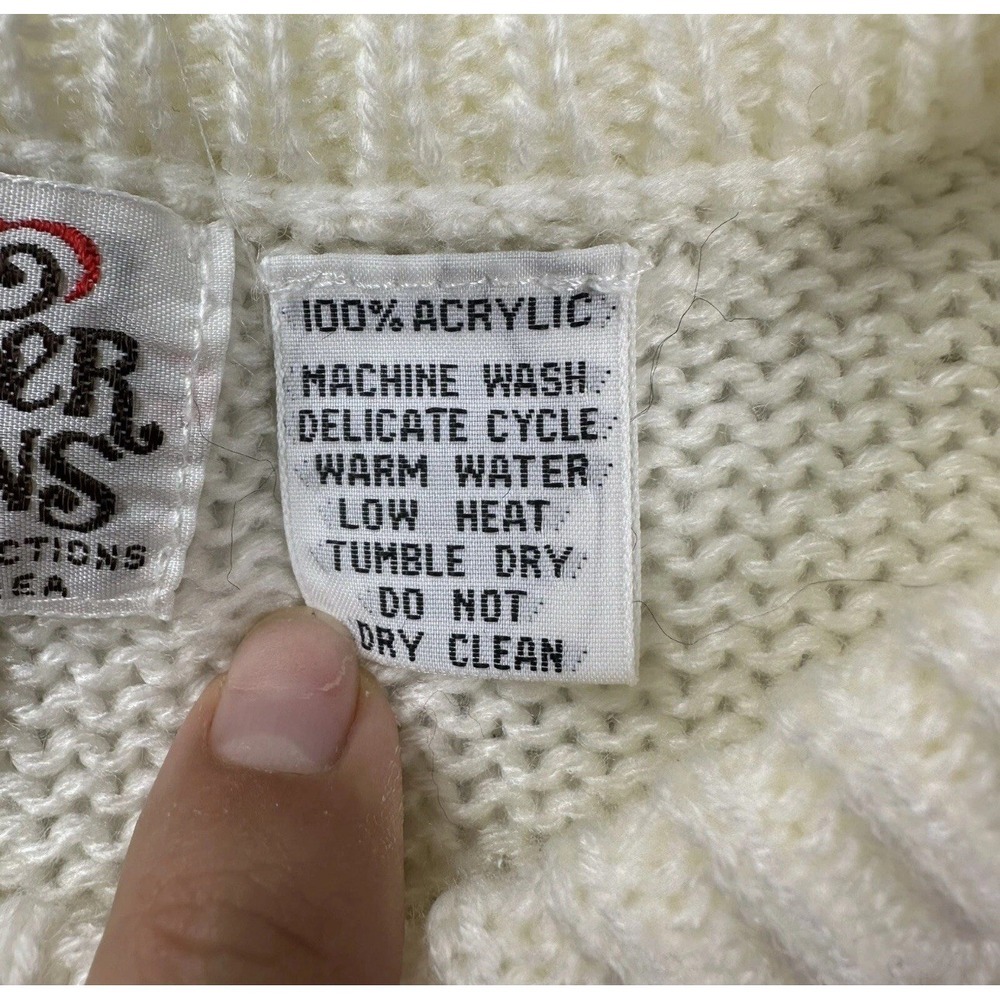 Vintage 60-70s Mickey Mouse Disney V Neck Tennis Golf Sweater Size‎ 11-12 Kids - Picture 7 of 9